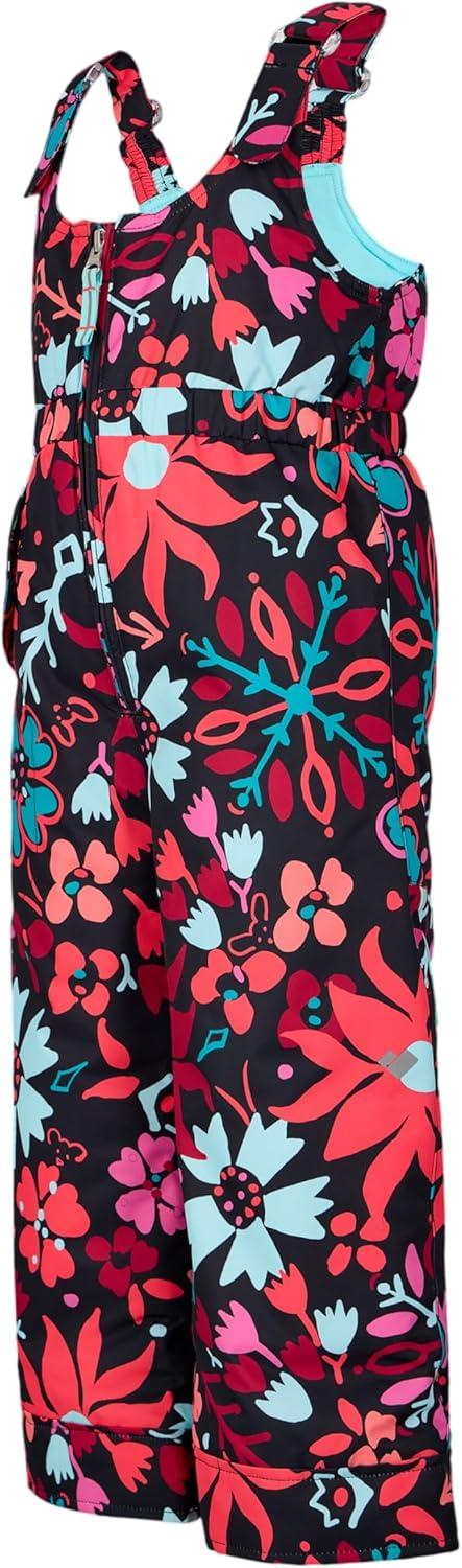 imageObermeyer Snoverall Print Bib Pants Kids GirlsPink Mary Garden