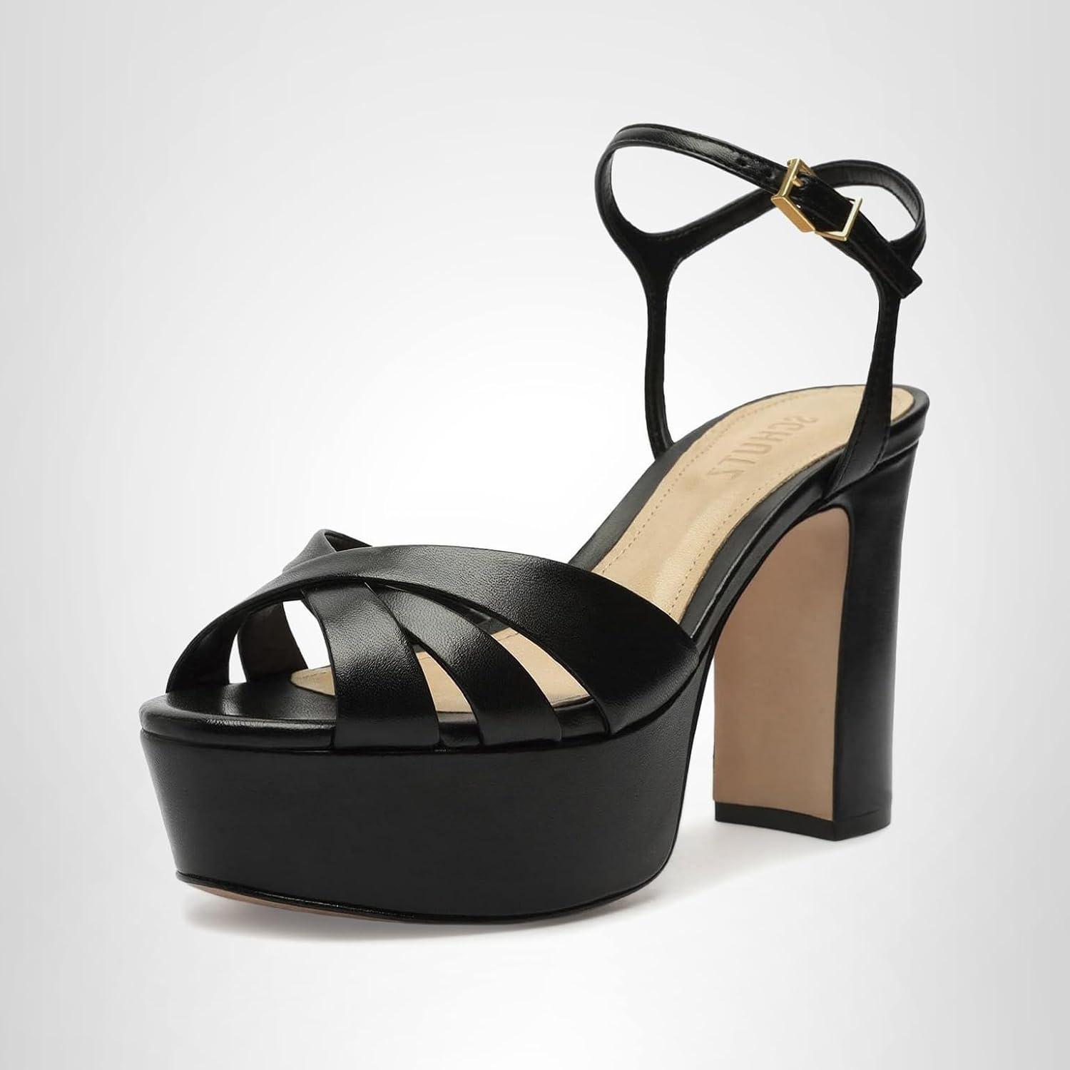 imageSCHUTZ Womens Keefa Platform Dress SandalBlack