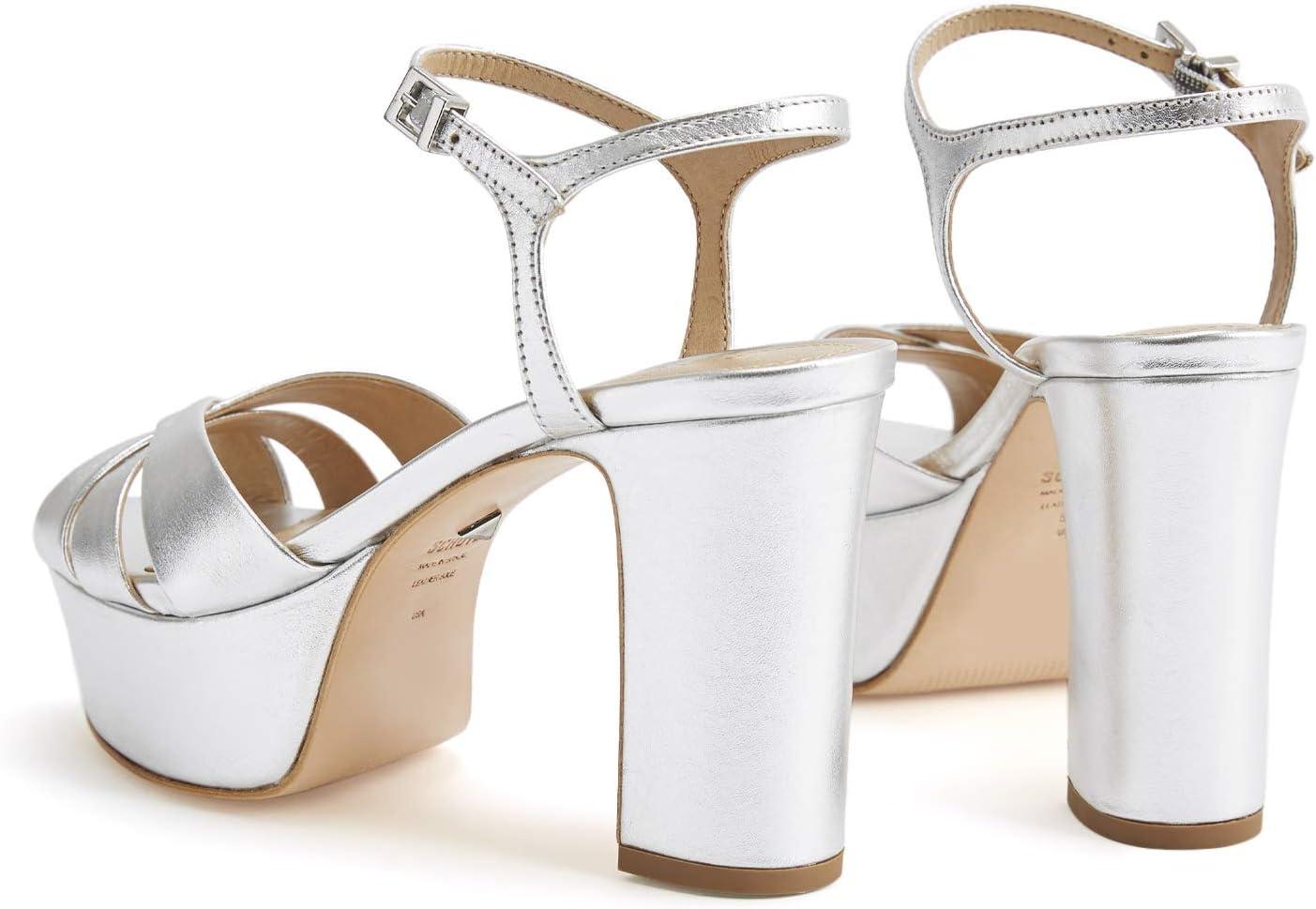 imageSCHUTZ Womens Keefa Platform Dress SandalPrata Metallic Napa
