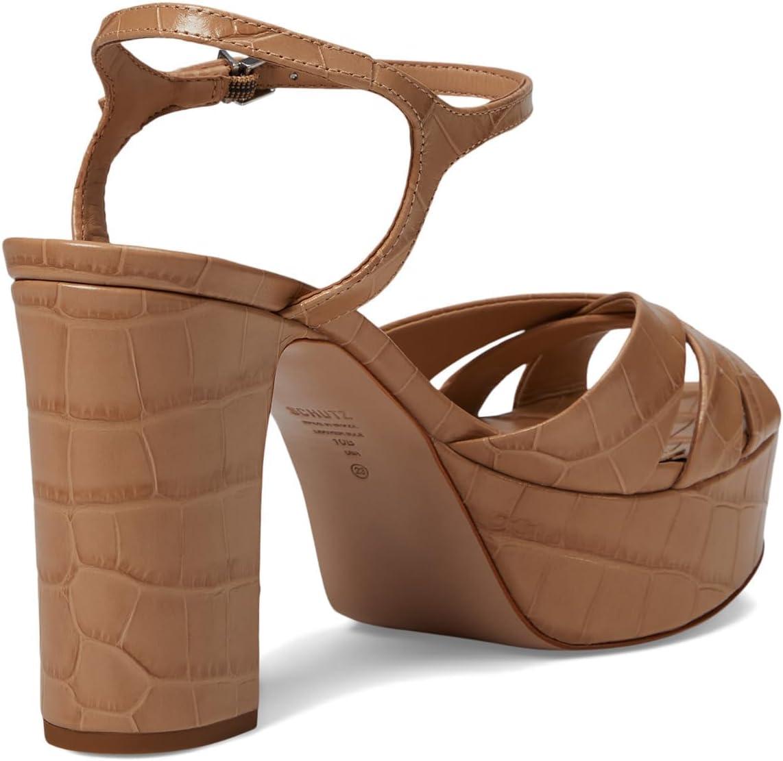 imageSCHUTZ Womens Keefa Platform Dress SandalTrue Beige
