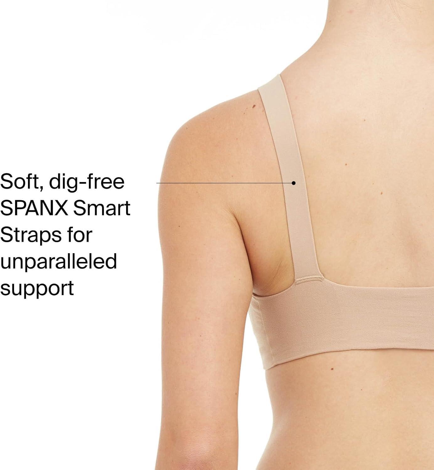 imageSPANX BraLlelujah Lightly Lined Bralette WireFree Comfortable Support Wireless DigFree StrapsNaked 20