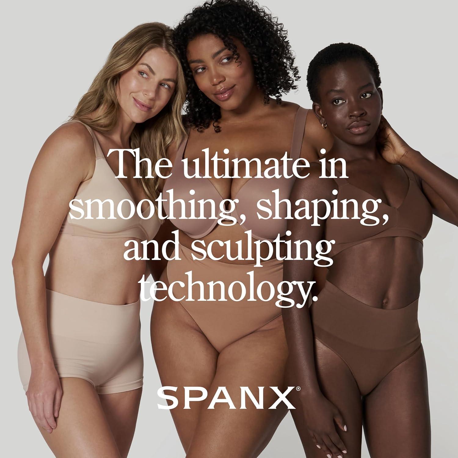 imageSPANX SPANXsmooth Undietectable Brief Comfortable Core Control Invisible Shapewear Underwear No Visible Panty LinesSpanx Red