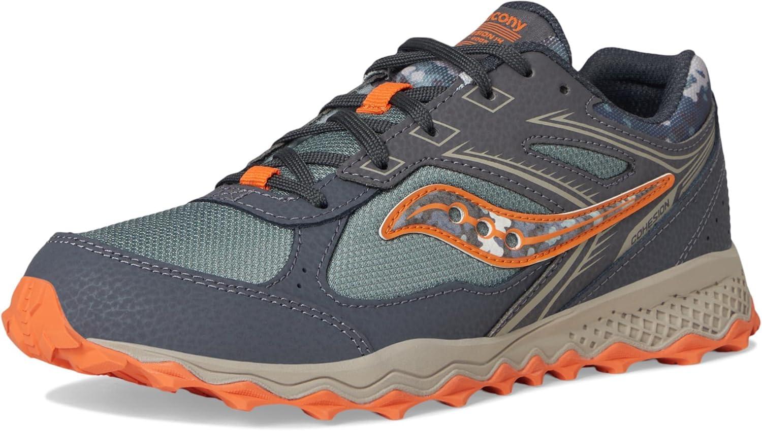 imageSaucony UnisexChild Cohesion Tr14 Lace to ToeOliveCamo