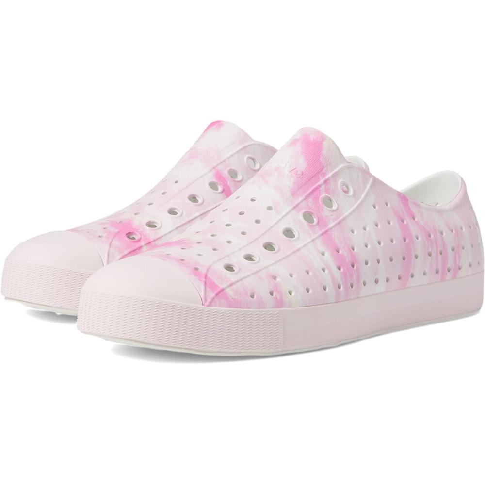imageNative Shoes Unisex Jefferson Sugarlite PrintShell WhiteMilk PinkPink Clouds