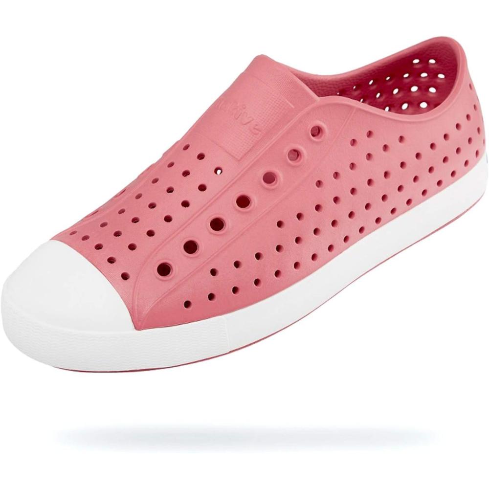 imageNative Shoes UnisexAdult Jefferson Lightweight Fashion SneakerClover PinkShell White