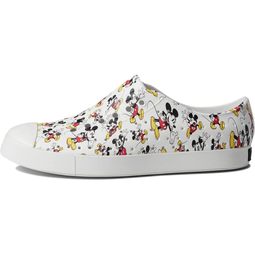imageNative Shoes UnisexAdult Jefferson Lightweight Fashion SneakerShell WhiteShell WhiteMickey All Over Print