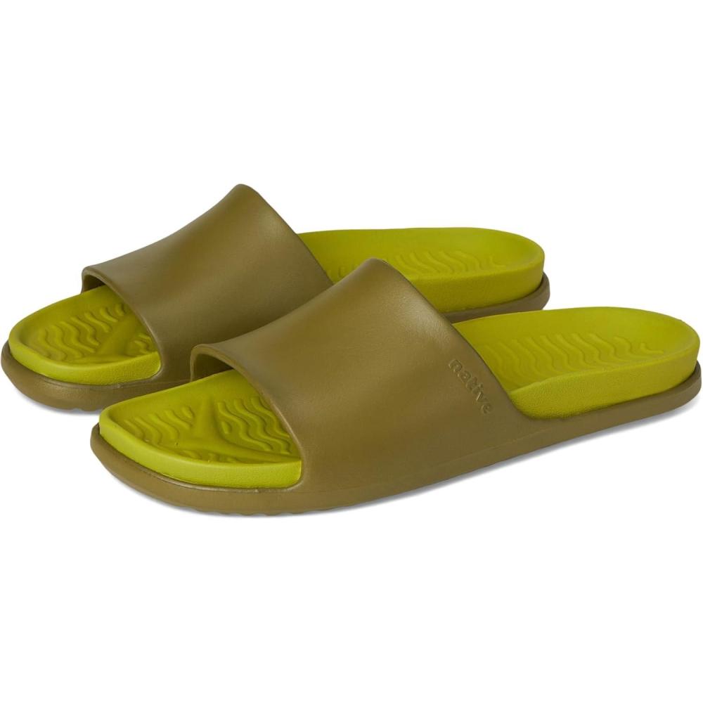 imageNative Shoes UnisexAdult Spencer Lx Wanderfoam SneakerRookie GreenSeaweed Green