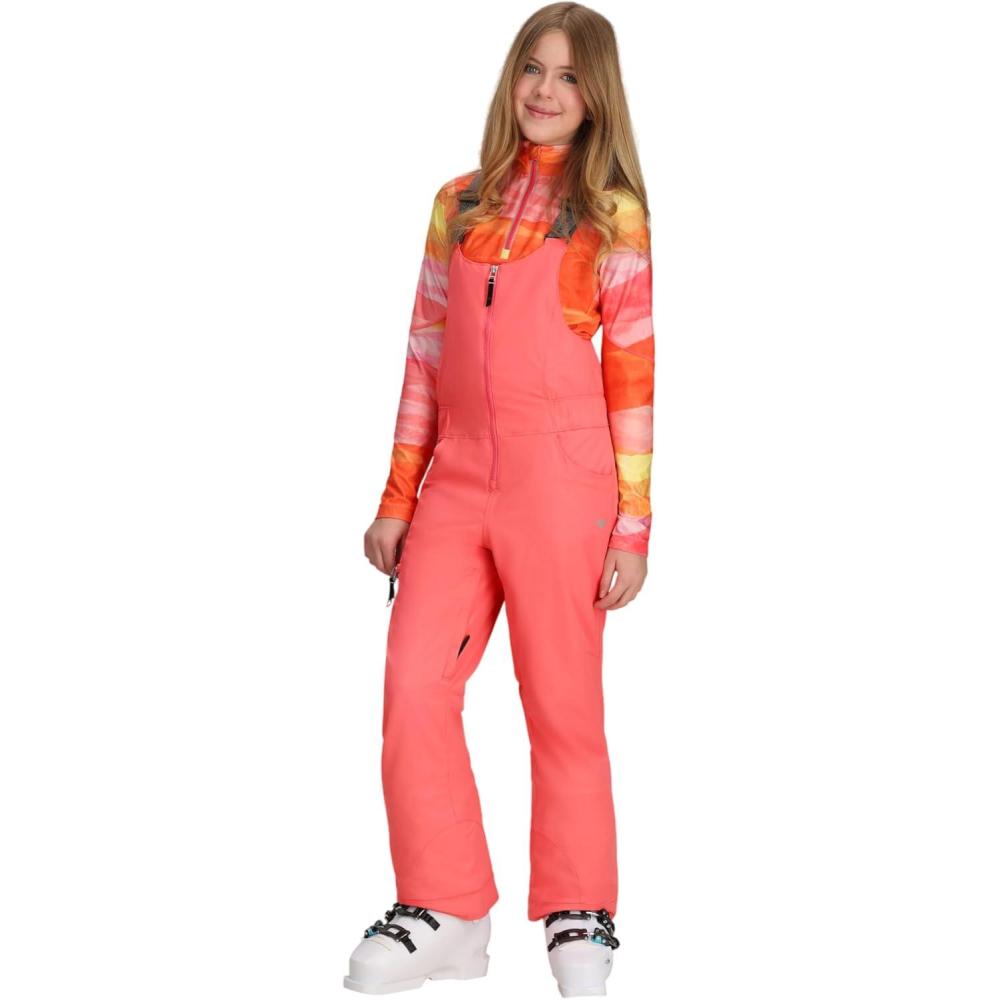 imageObermeyer Anya Bib Pants  Teen GirlsPink Wild Coral