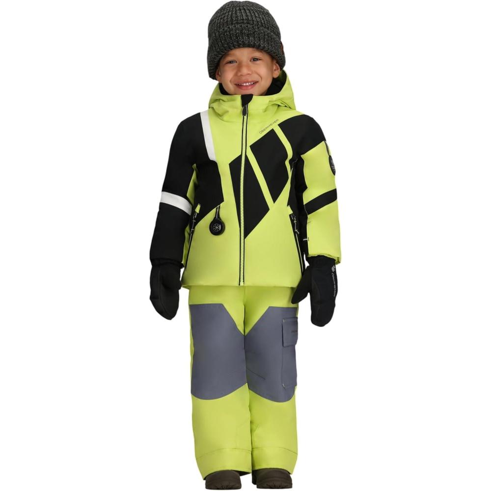 imageObermeyer Boys Orb Ski Jacket Insulated and Waterproof with Kids IGrow SystemYellow Chameleon