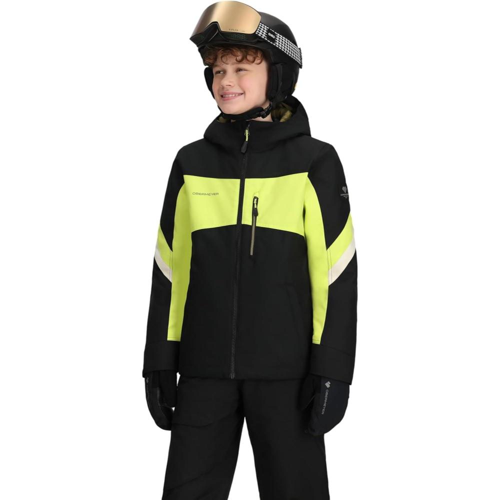 imageObermeyer Fleet Jacket  Teen BoysYellow Chameleon