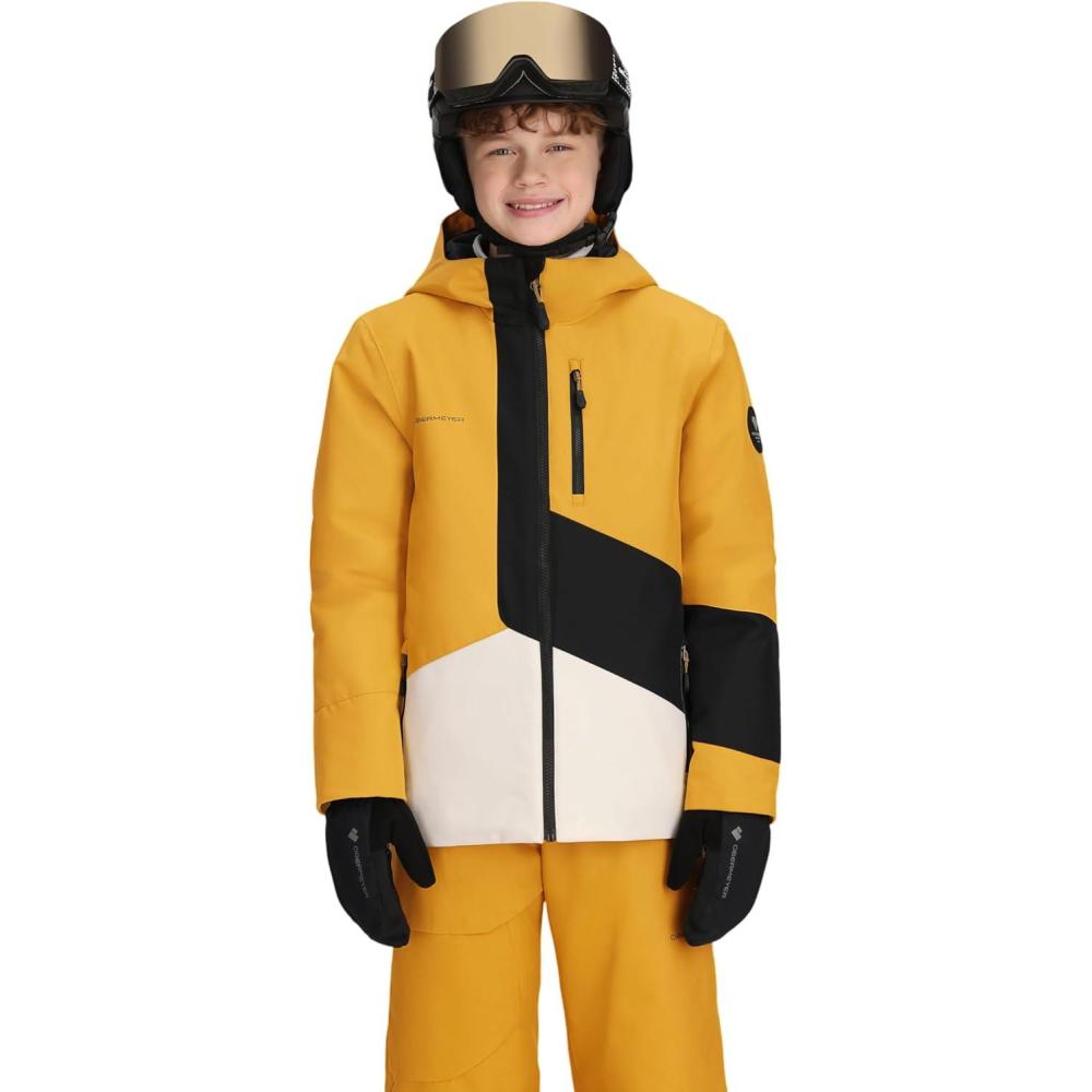 imageObermeyer Gage Jacket  Teen BoysYellow Burnt Honey