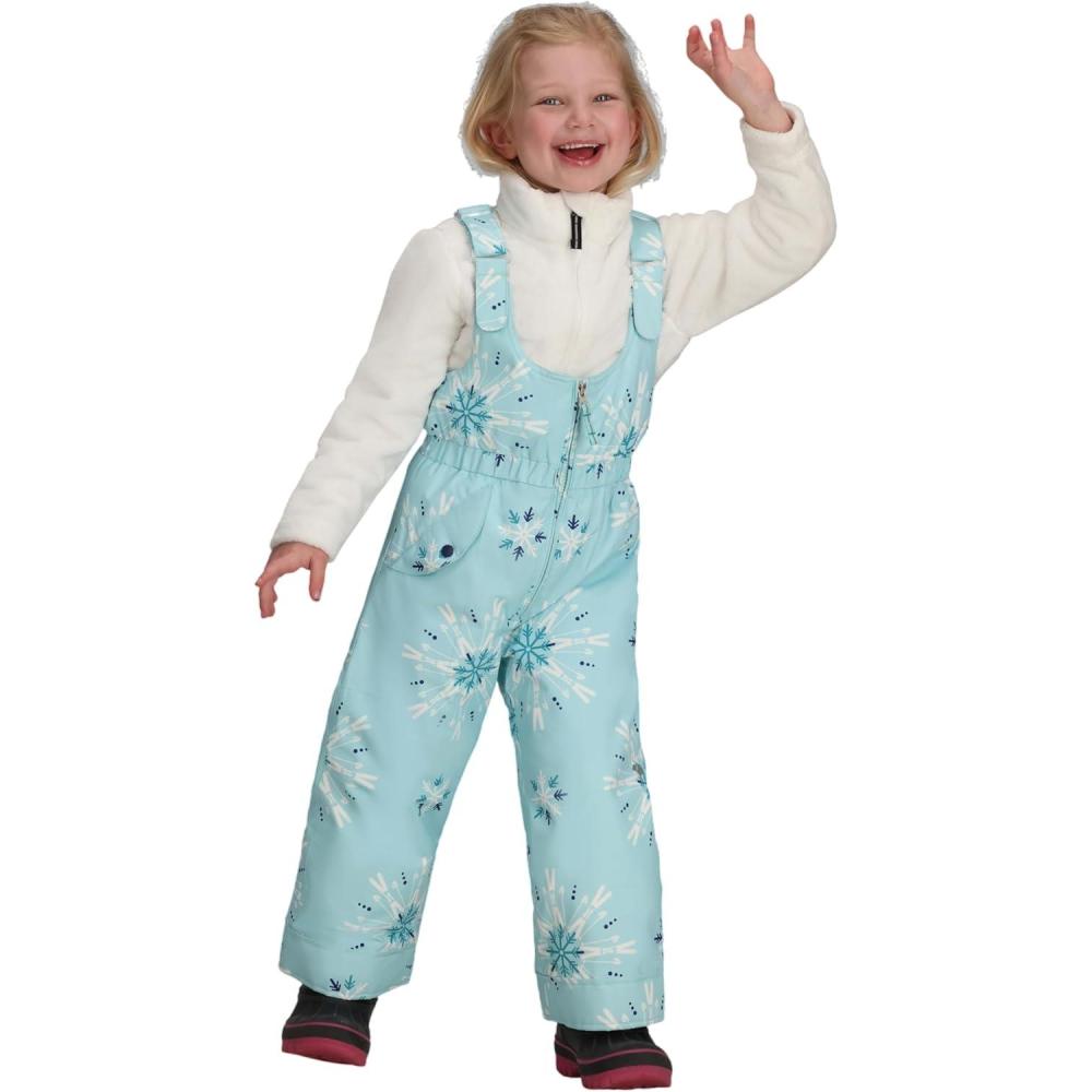 imageObermeyer Snoverall Print Bib Pants  Kids GirlsBlue Skiflake