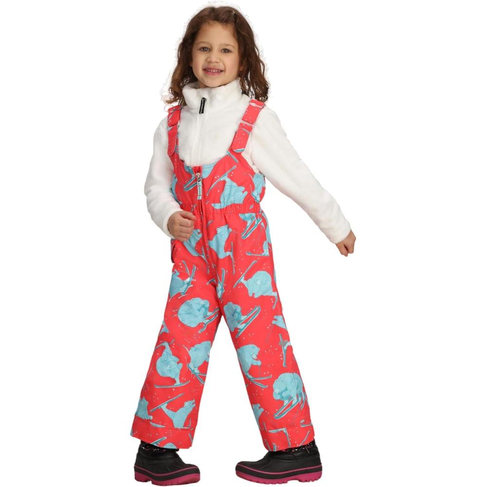 imageObermeyer Snoverall Print Bib Pants  Kids GirlsPink Daffy Dayz