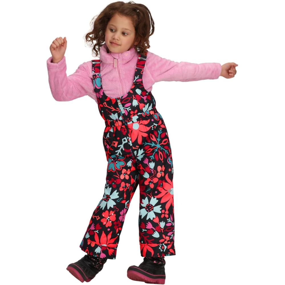 imageObermeyer Snoverall Print Bib Pants Kids GirlsPink Mary Garden