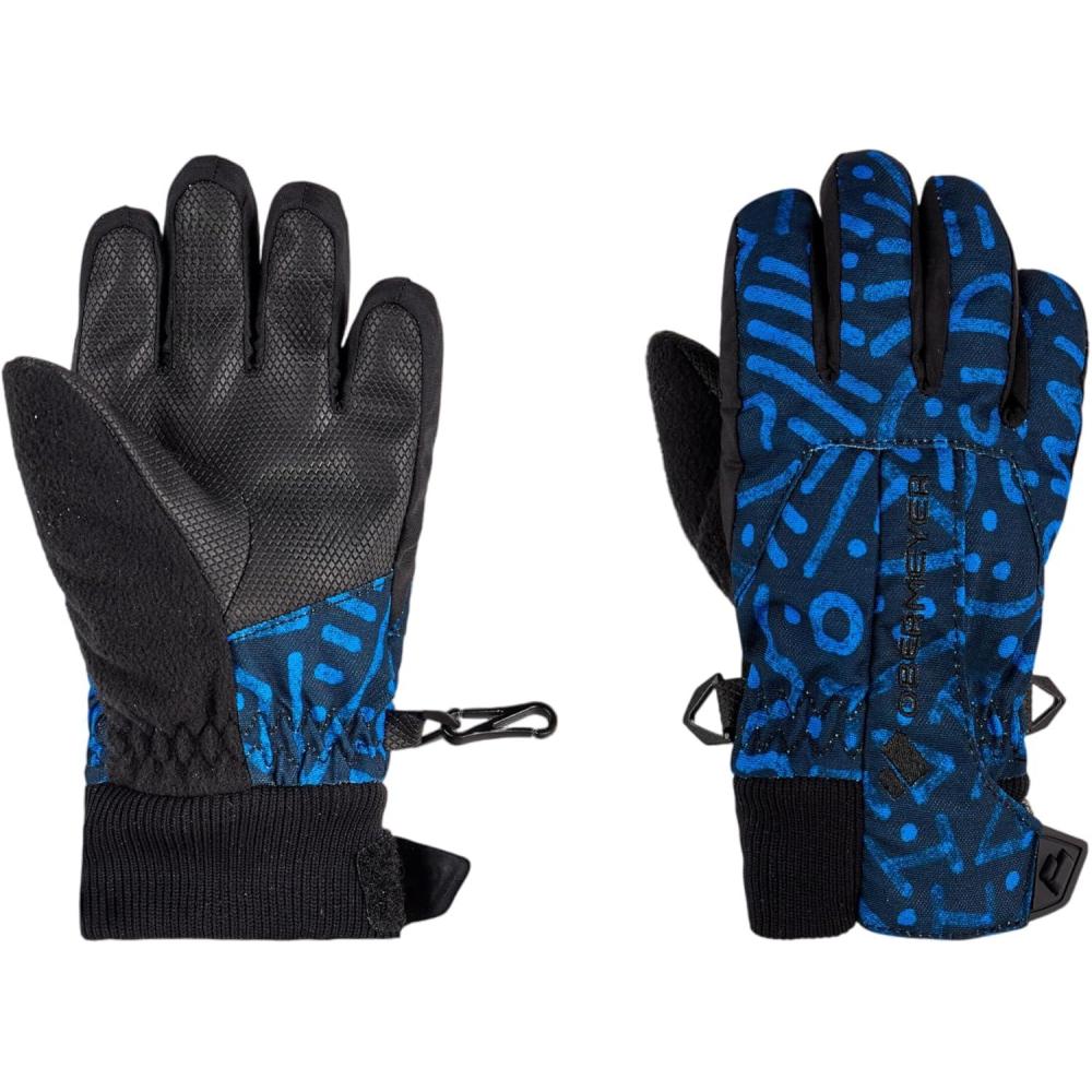 imageObermeyer Thumbs Up Glove  Kids Unisex Boys ampamp GirlsBlue Get Outside