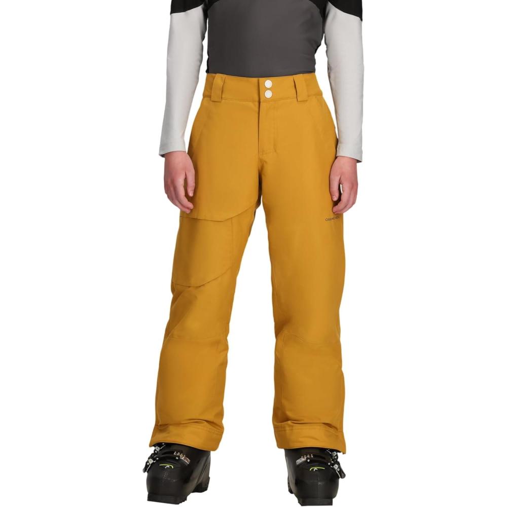 imageObermeyer boys Brisk Pants Little KidsBig KidsYellow Burnt Honey