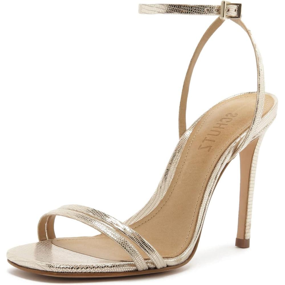 imageSCHUTZ Womens Altina SandalsPlatina Shine Lizard