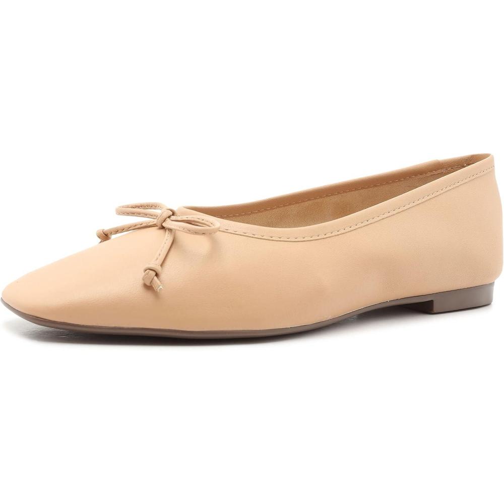 imageSCHUTZ Womens Arissa FlatsTanHoney Beige