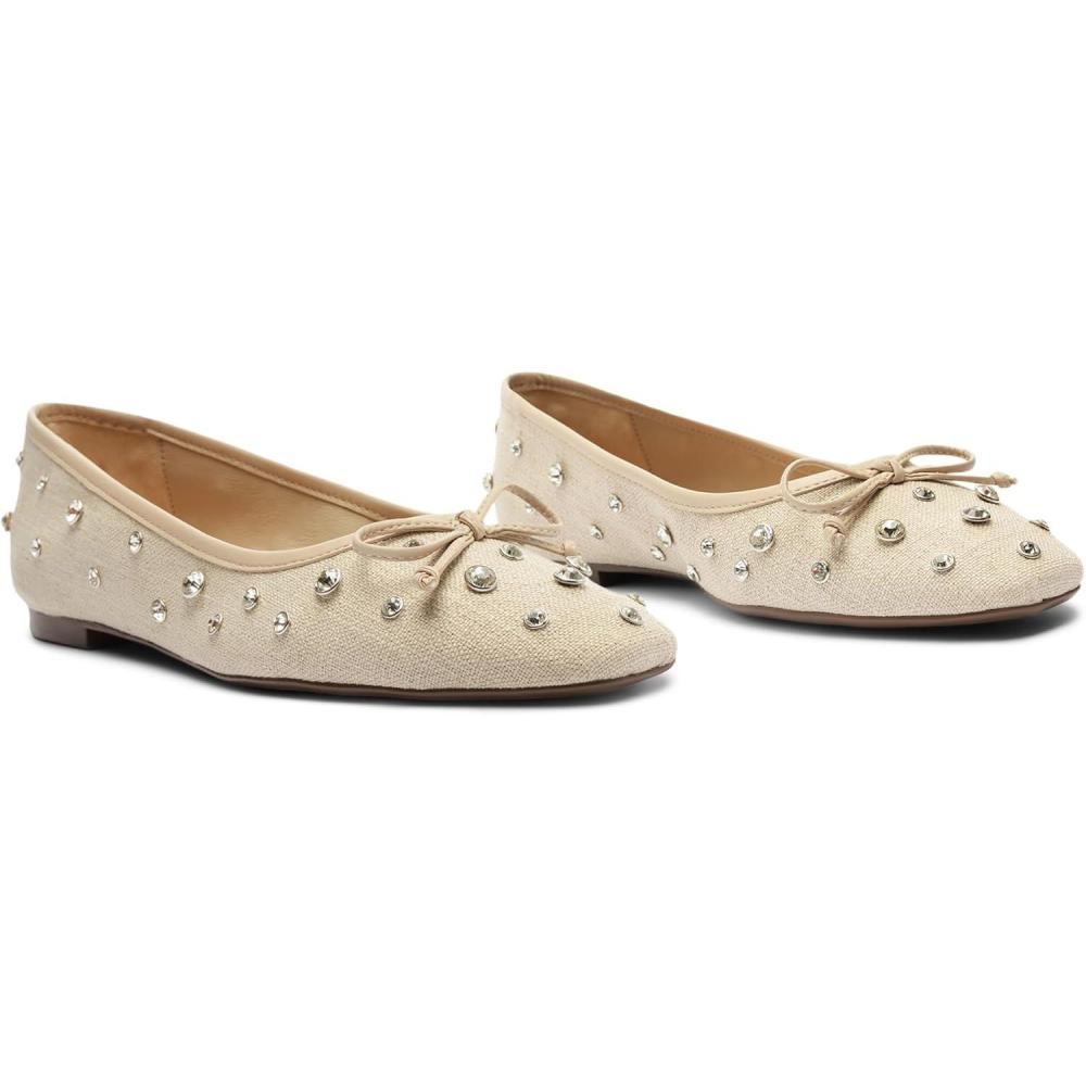 imageSCHUTZ Womens Arissa Shine Ballet FlatOyster