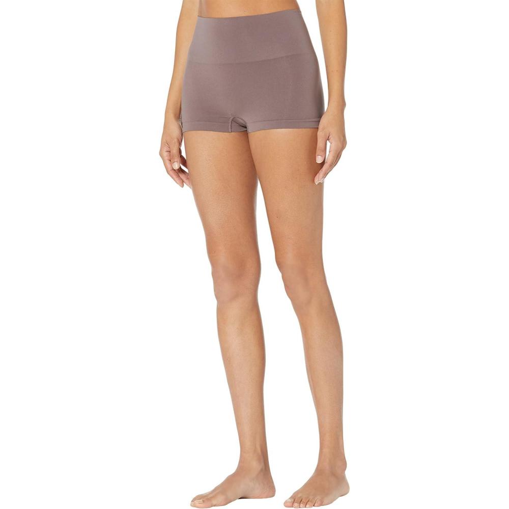 imageSPANXshape ExtraOrdinary Boyshort  Sculpting Compression  Womens Shapewear Underwear  Recycled Nylon Fabric BlendSmokey