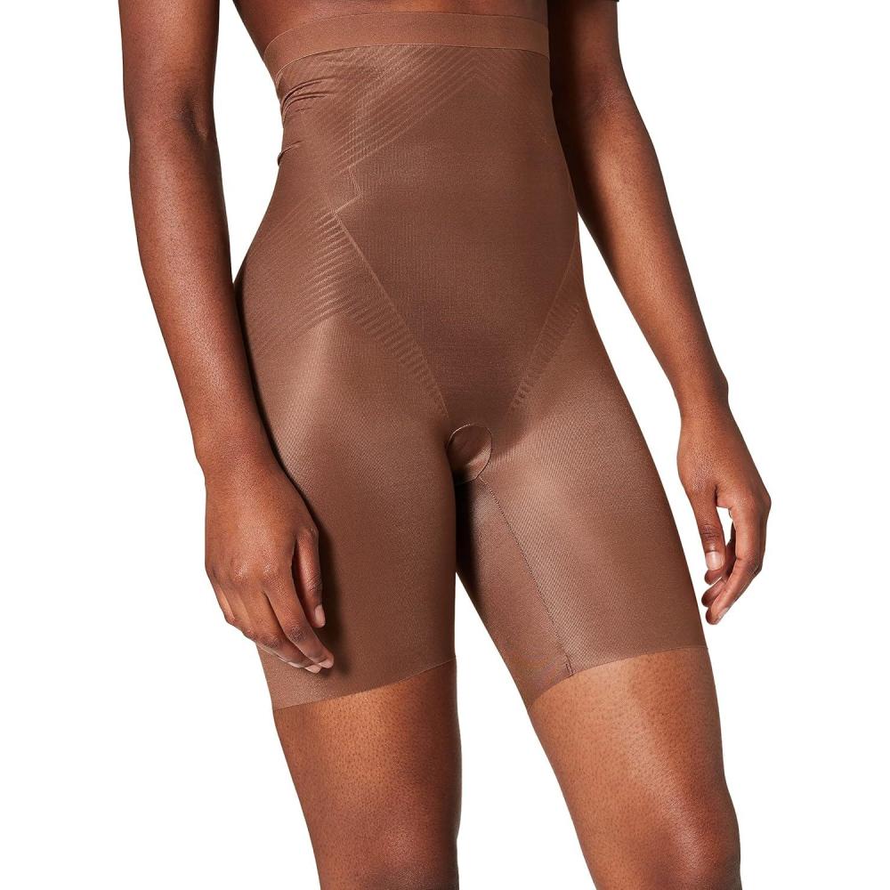 imageSPANXshape Invisible HighWaisted MidThigh ShortChestnut Brown