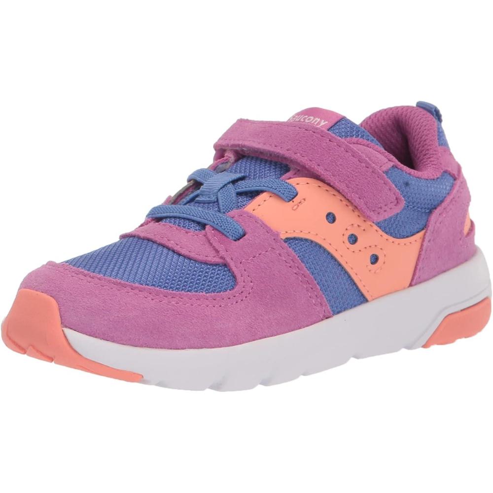 imageSaucony Kids Jazz Lite 20 SneakersPurplePeriCoral