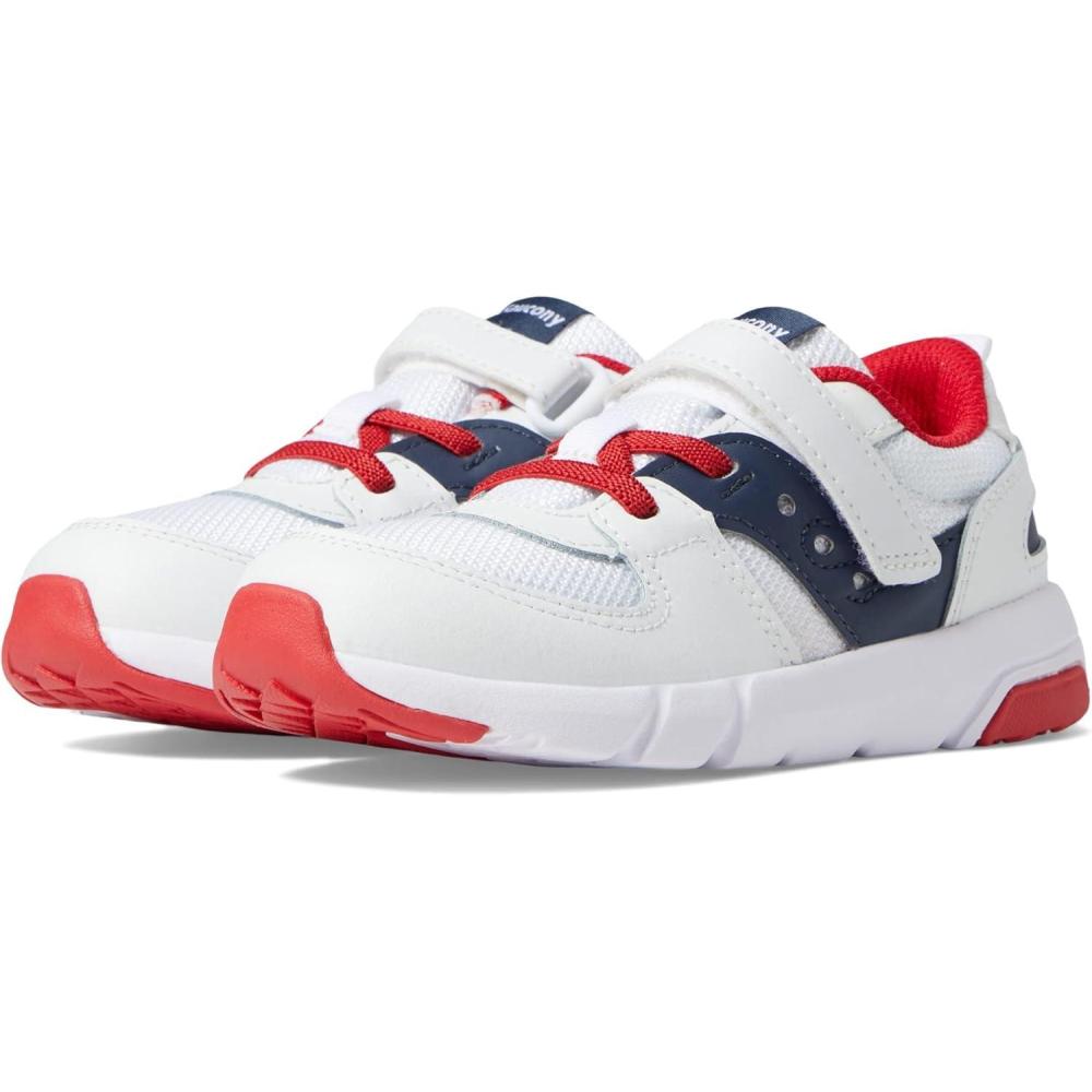 imageSaucony Kids Jazz Lite 20 SneakersWhiteNavyRed