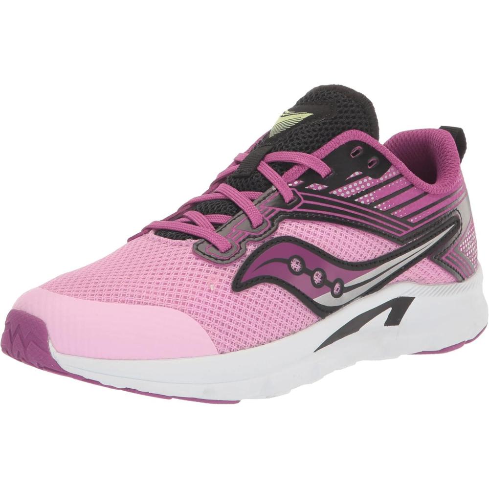 imageSaucony UnisexChild Axon Running ShoePurplePink