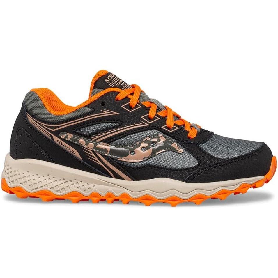 imageSaucony UnisexChild Cohesion Tr14 Lace to ToeBlackCamo