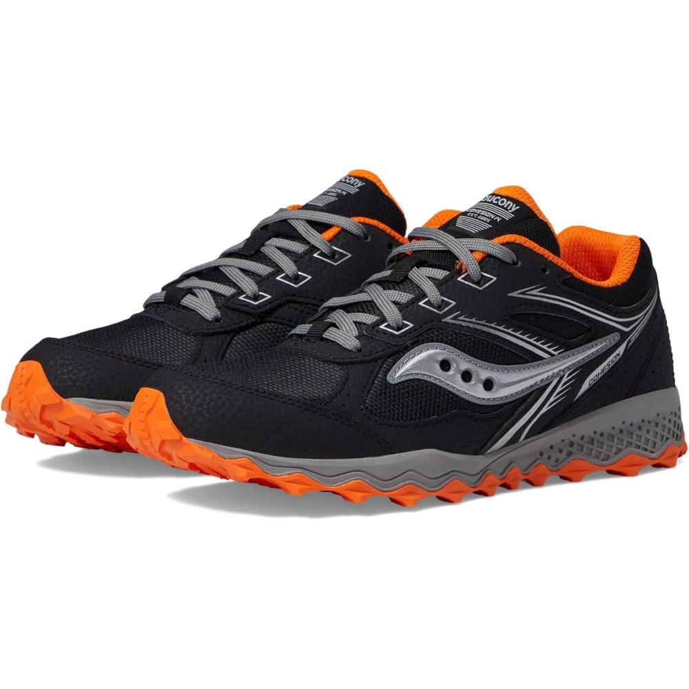 imageSaucony UnisexChild Cohesion Tr14 Lace to ToeBlackOrange