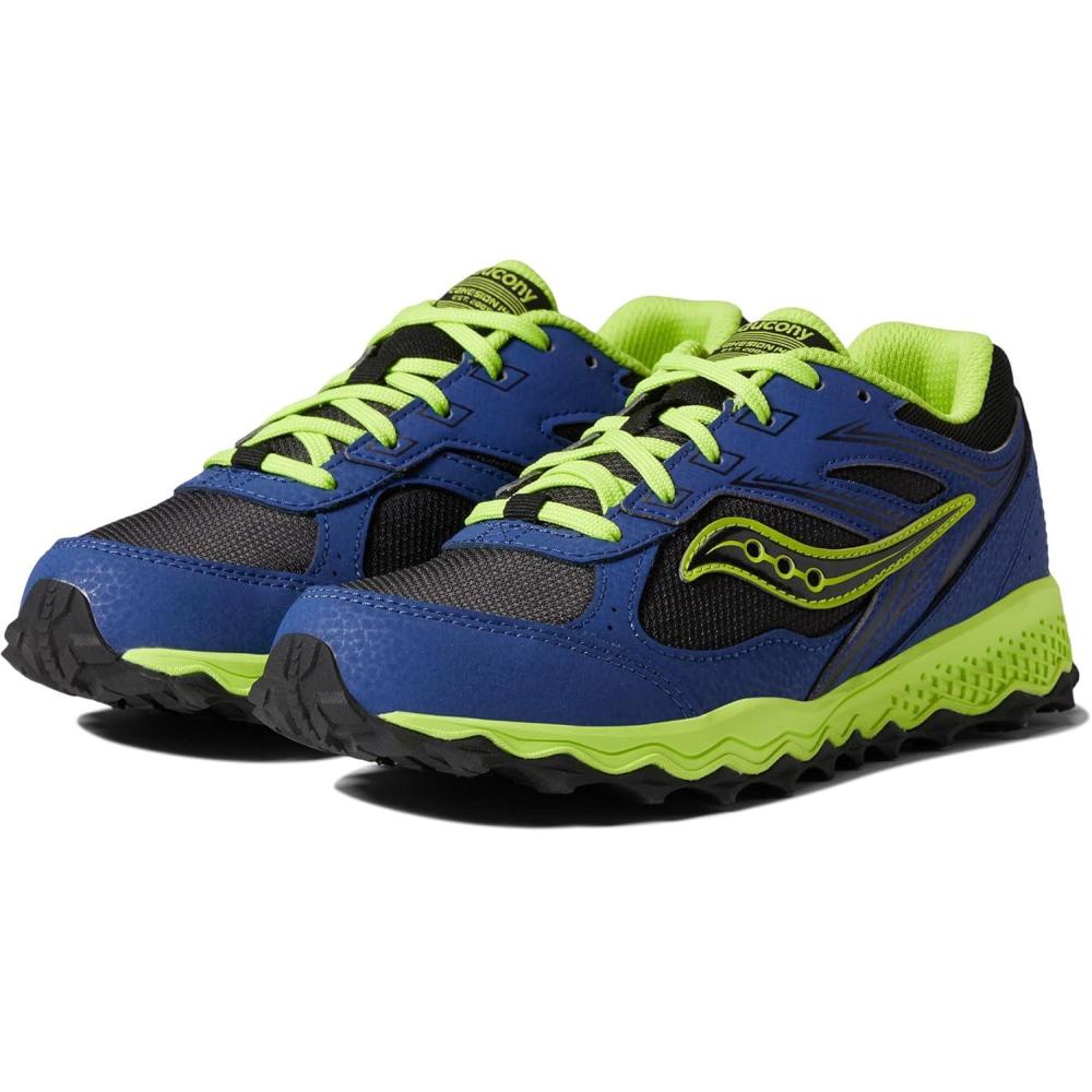 imageSaucony UnisexChild Cohesion Tr14 Lace to ToeBlueBlackGreen