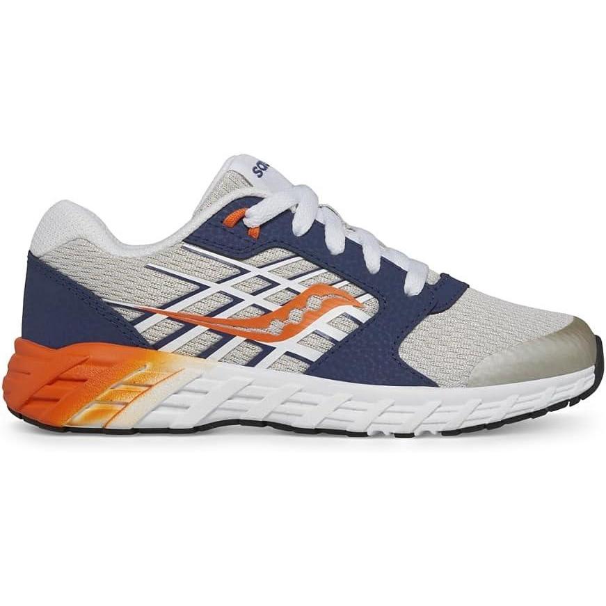imageSaucony UnisexChild Wind 20GreyNavyOrange