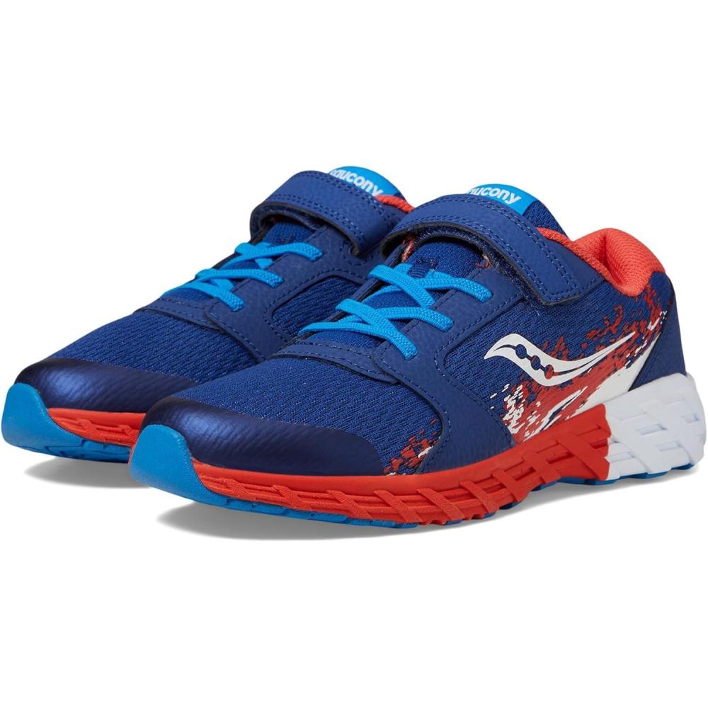 imageSaucony UnisexChild Wind Alternative Closure 20NavyRedWhite