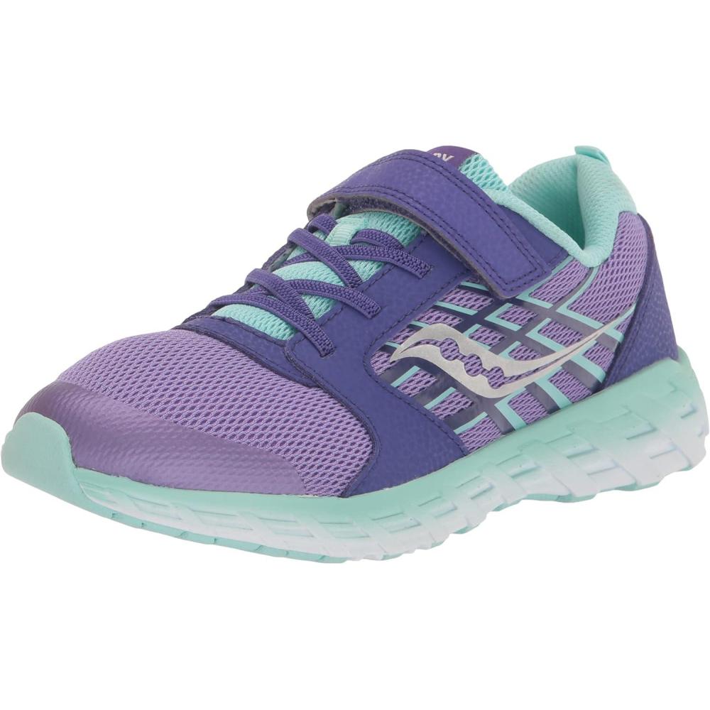 imageSaucony UnisexChild Wind Alternative Closure 20PurpleTurq