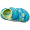 Merrell Girls’ BARE STEPS Sandal(Turquoise/Lime)