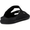 Native Shoes Frankie Sugarlite Sandal for Men, and Women – Satin PU and EVA Upper, Hook-Loop Closure, Round Toe and Slip-On Style(Jiffy Black/Jiffy Black)