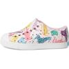 Native Shoes Kids Unisex Jefferson Sugarlite Print (Little Kid)(Milk Pink/Shell White/Sea Fan Safari Friends)
