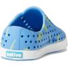 Native Shoes Kids Unisex Jefferson Sugarlite Print (Little Kid)(Resting Blue/Shell White/Celery Lightning)