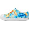 Native Shoes Kids Unisex Jefferson Sugarlite Print (Little Kid)(Shell White/Shell White/Laflame Thermal)