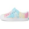 Native Shoes Kids Unisex Jefferson Sugarlite Print (Little Kid)(Shell White/Shell White/Pastel Tie-dye)