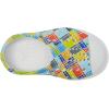 Native Shoes Kids Unisex Jefferson Sugarlite Print (Little Kid)(Shell White/Shell White/Snap Laflame Grid)