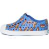 Native Shoes Unisex-Child Jefferson Print (Little Kid/Big Kid)(Resting Blue/Shell White/Hot Dogs)