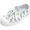 Native Shoes Unisex-Child Jefferson Print (Little Kid/Big Kid)(Shell White/Shell White/Flux Alpine Dino)