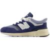 New Balance Unisex-Child 997r Sneaker(Blue)