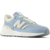 New Balance Unisex-Child 997r Sneaker(Chrome Blue/Linen)