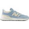 New Balance Unisex-Child 997r Sneaker(Chrome Blue/Linen)