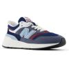 New Balance Unisex-Child 997r Sneaker(Dark Arctic Grey/Nb Navy/Mercury Red)