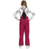 Obermeyer Anya Bib Pants – Teen Girls(Burgundy Pink Mulberry)