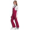 Obermeyer Anya Bib Pants – Teen Girls(Burgundy Pink Mulberry)