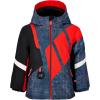 Obermeyer Boys Orb Ski Jacket, Insulated and Waterproof with Kids I-Grow System(Blue Grey Rippin)
